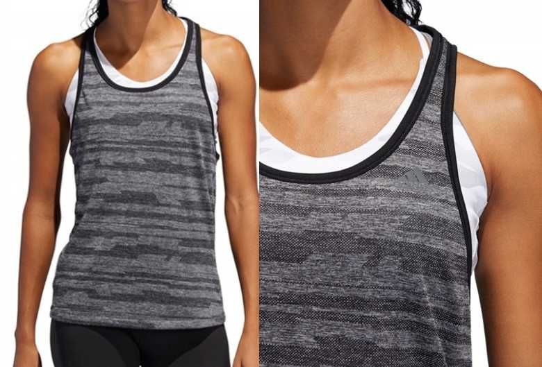 Adidas bokserka koszulka sportowa damska IDEAŁ M/L bieganie fitness