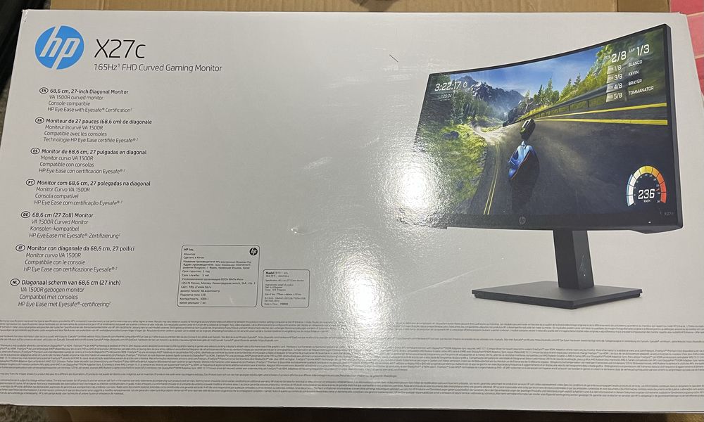 Monitor curvilineo