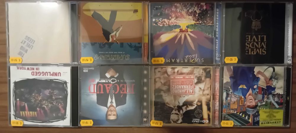 Música em Cd Artistas e Grupos Top Internacionais Live.