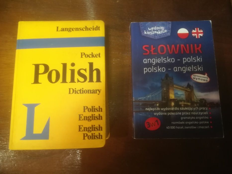 Słowniki Polsko - Angielskie - 2 szt.