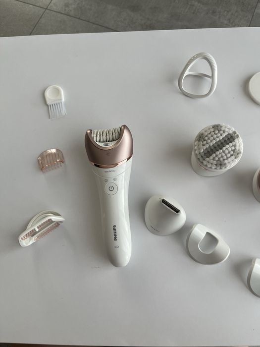 Depilator Philips Satinelle Prestige BRE652 Wet & Dry komplet trymer