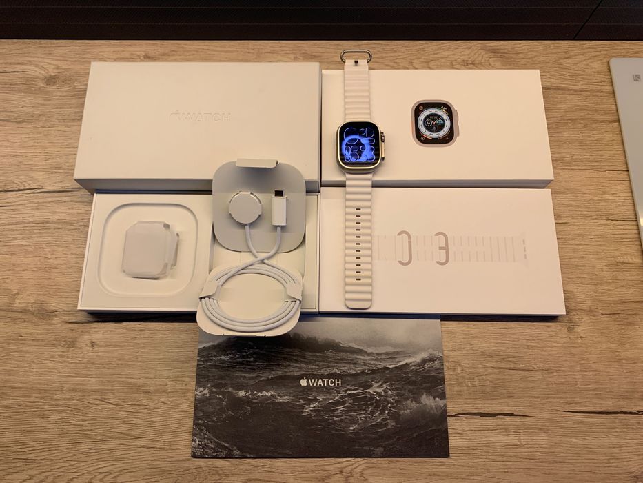 Apple Watch Ultra 49mm Titanium. Idealny stan