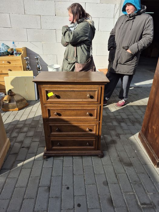 Szafka dębowa bielizniarka