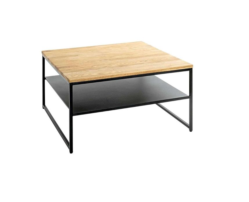 Stolik kawowy drewniany industrialny HAKU Mobel 70x40cm !opis!