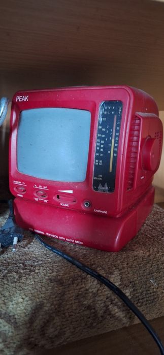 Vintage mini tv plus radio