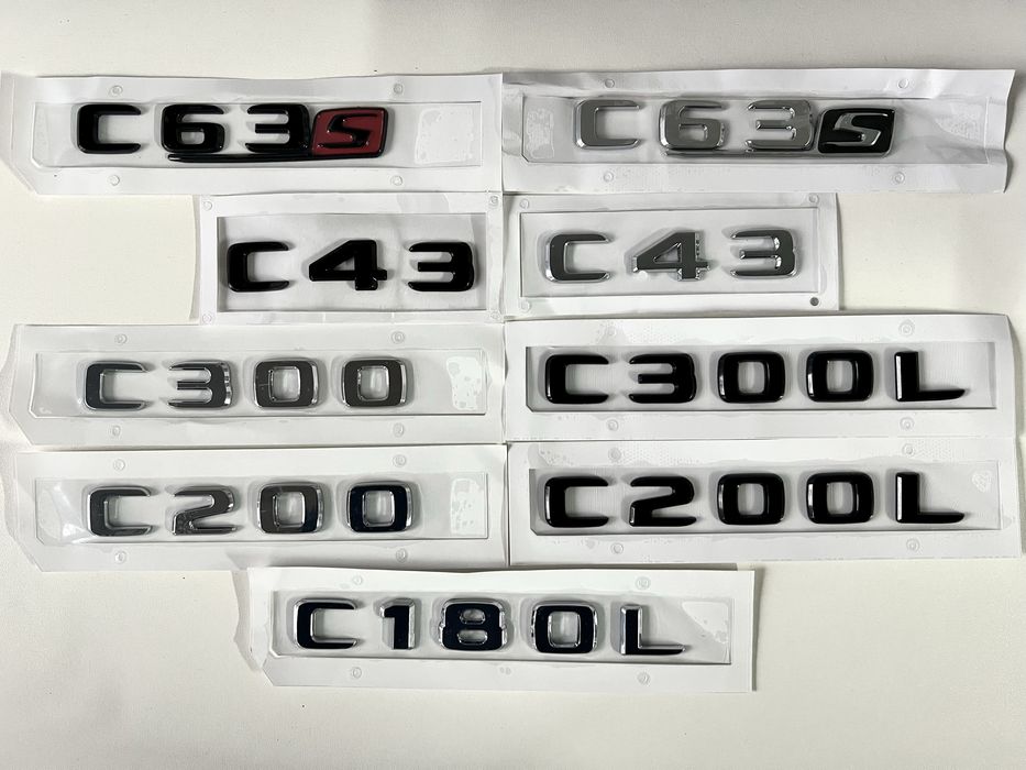 Шильдик емблема C180, C200, C300, C43, C63 S AMG C-Class
