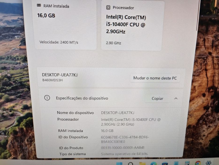 PC gaming 16gb / SSD 256gb + monitor + conjunto