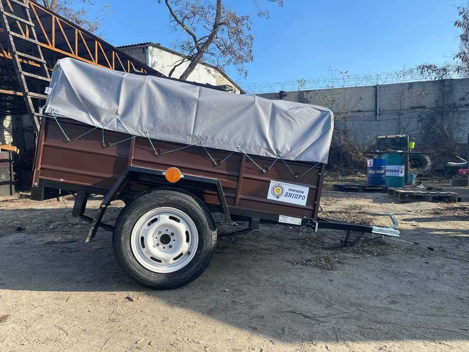 Легковий причіп "Дніпро-201" (200х120х35) на ресорах Волга, посилений