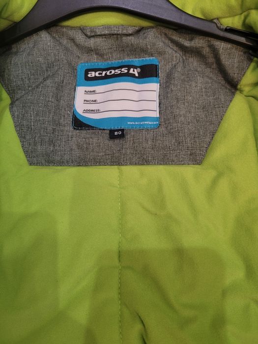 Продам дитячий комбінезон Зимовий across 4 розмір 80