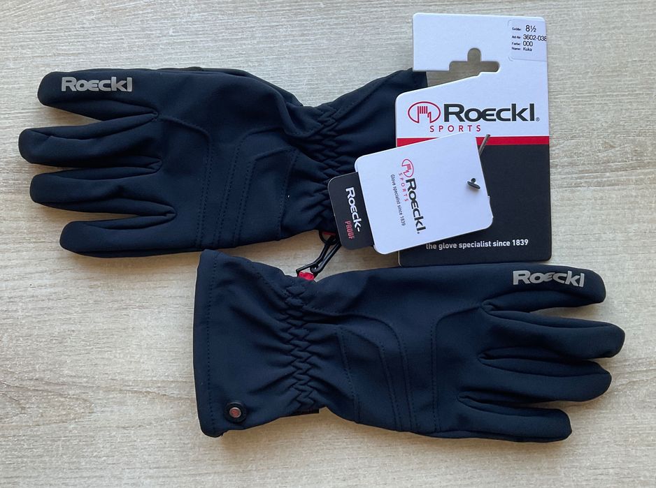 Перчатки Roeckl sport Kuka black. Новые.