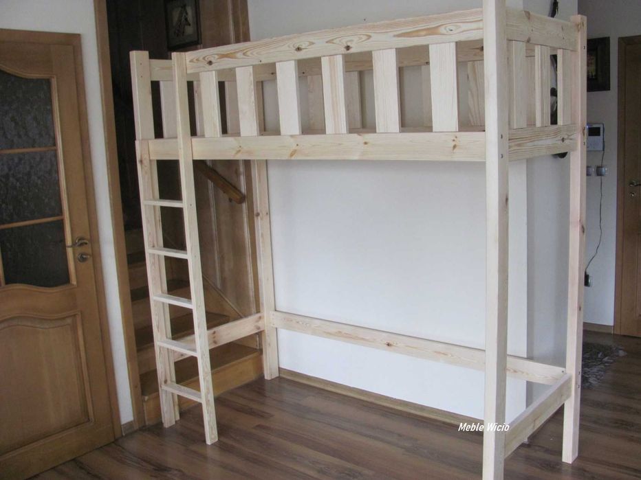 Nowe Łóżko piętrowe Antresola Potężne grube nogi od producenta.Wysyłka