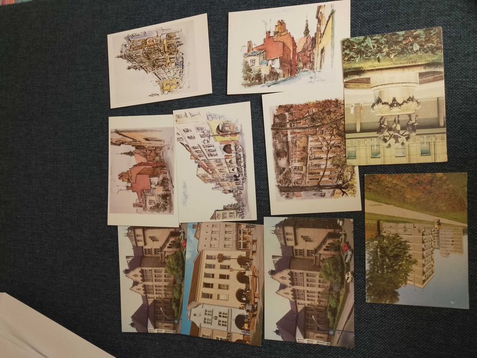 stare pocztówki prl gliwice likwidacja kolekcji