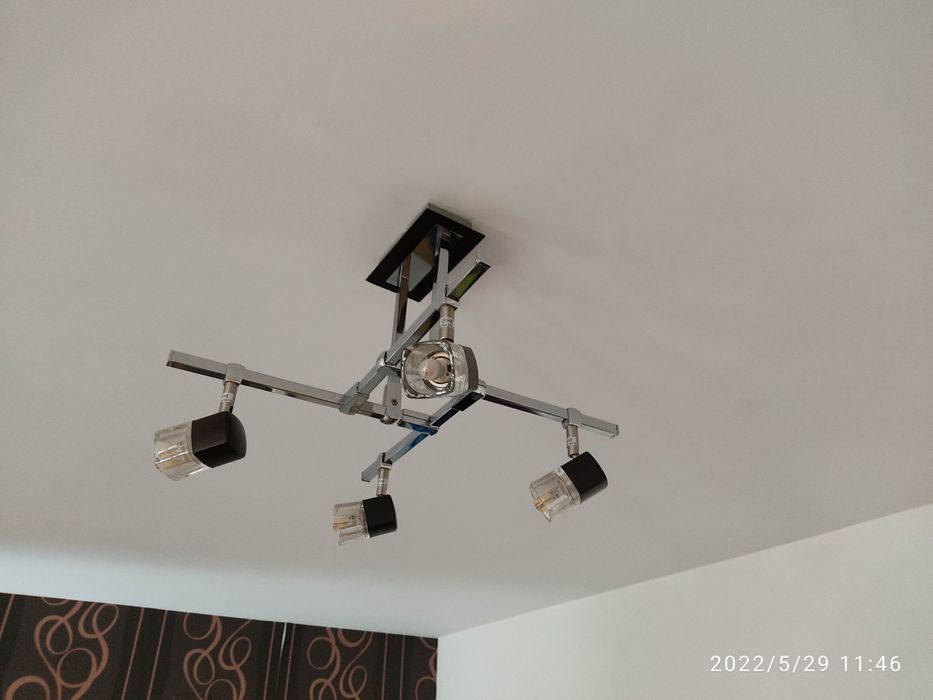 Conjunto quatro candeeiros para lâmpadas G9