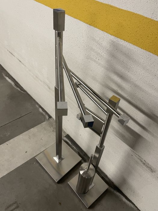 Conjunto inox casa de banho