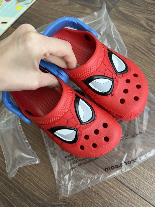Дитячі крокси Crocs C12 J1 Spider man 18,5 см спайдермен 29 р сабо