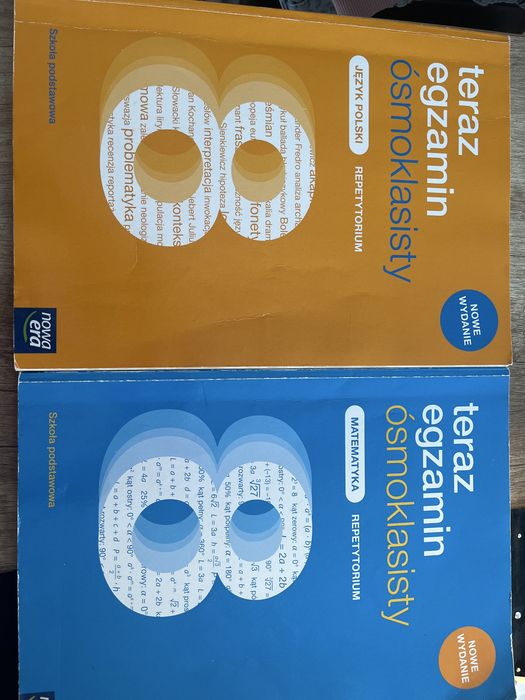 Sprzedam zestaw repetytoriów do egzaminu 8-klasisty