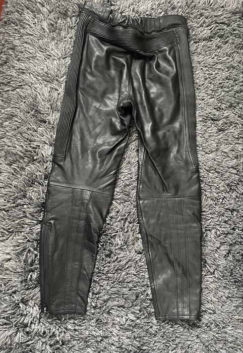 Жіночі байкерські штани натуральна шкіра 46р, в ідеальному стані!