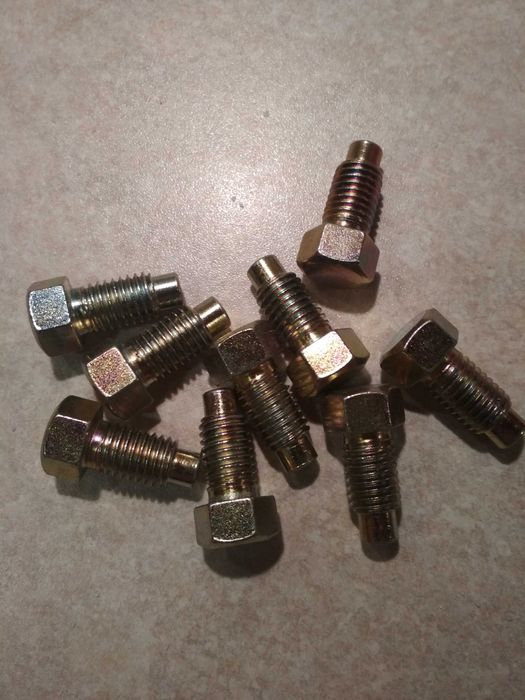 Śruba M 12x25 ocynk żółty