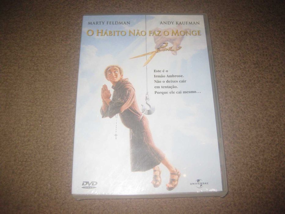 DVD "O Hábito Não Faz o Monge" com Andy Kaufman/Selado/Raríssimo!