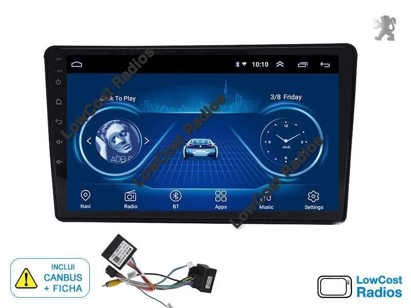 Auto Rádio PEUGEOT 308 T9 308S | GPS ANDROID 15 BT USB APPS WIFI - 9''