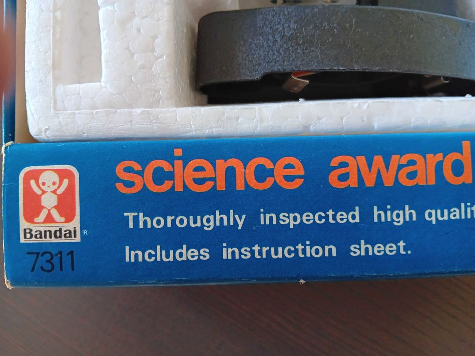 bandai toys microscope 600 X feito no Japão anos 70