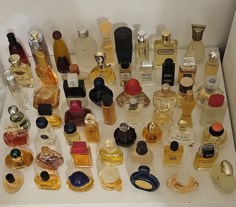 Miniaturas de perfumes de coleção