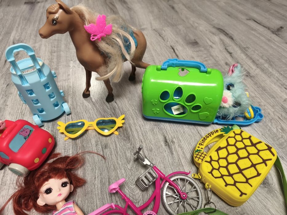 Набір лот пакет іграшок для дівчинки щенячий патруль свинка пеппа