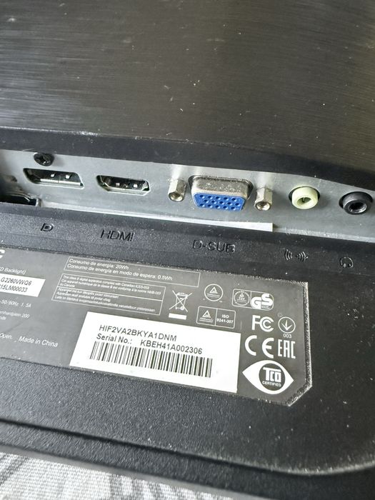 monitor AOC full hd 75hz 22cale