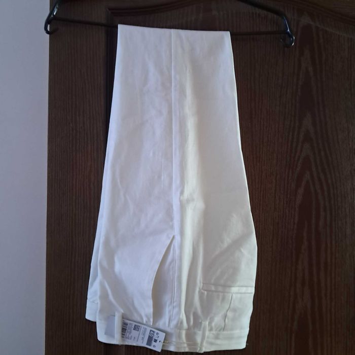 Жіночі штани білі нові United Colors of Benetton 40FADF08U-2B1 р 36 38