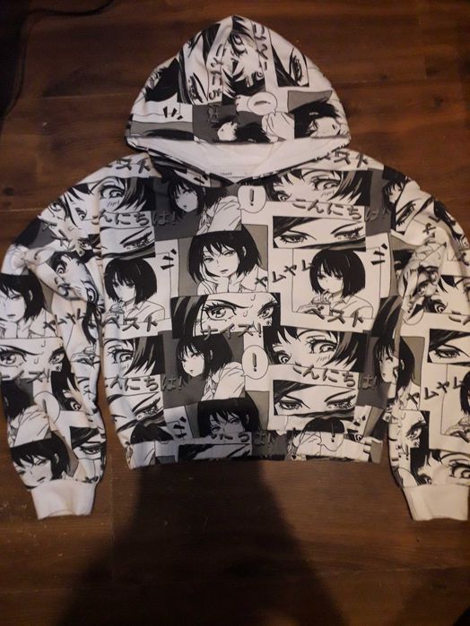 bluza z kapturem manga