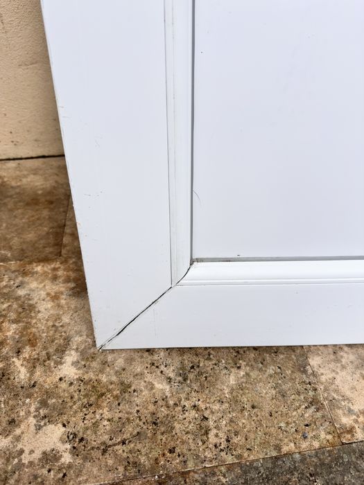 Porta pvc com vidro