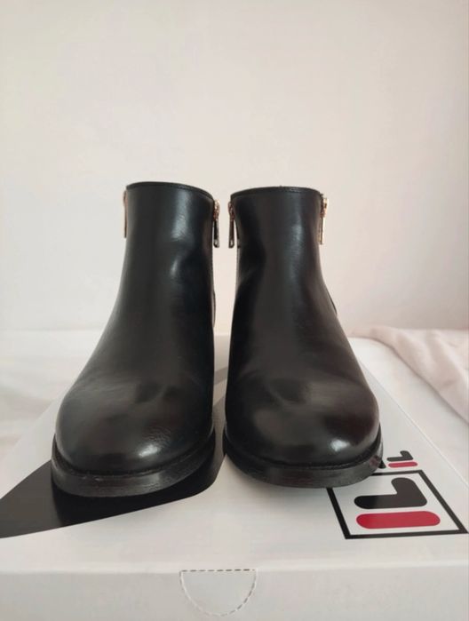 Botas de cano baixo pretas com camurça 38 seaside