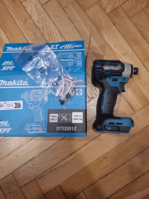 Makita DTD201Z Zakrętarka udarowa Mocna 210nm 18V LXT 1/4 CALA HEX BODY