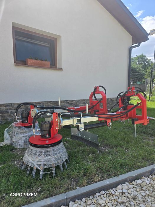 Odchwaszczarka rotacyjna hydrauliczna na tuz ciągnika TRANSPORT