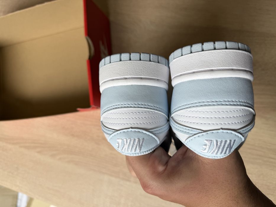Оригінал 100% Кросівки жіночі Nike Dunk Low Next Nature White/Light Blue 37.5,38.5,39