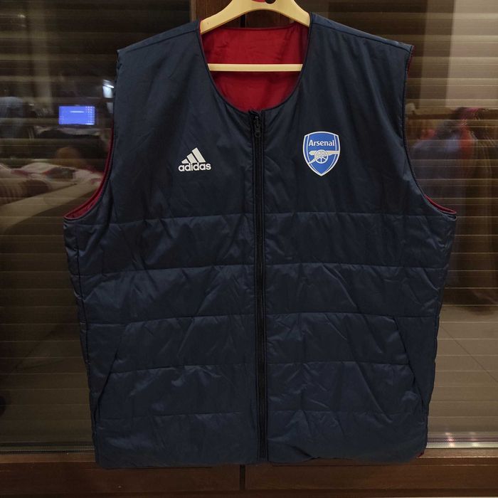 adidas kamizelka /bezrękawnik dwustronny   afc x tfl PD V Arsenal