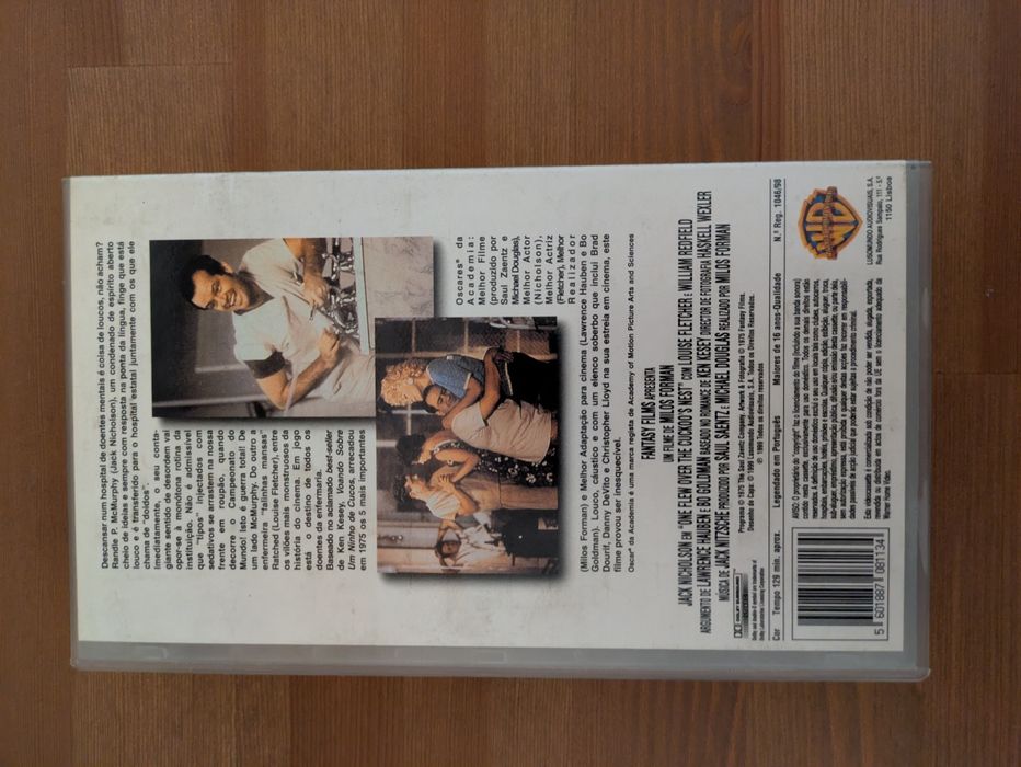 VHS " Voando sobre um ninho de Cucos " 1975 (Opt. Estado)