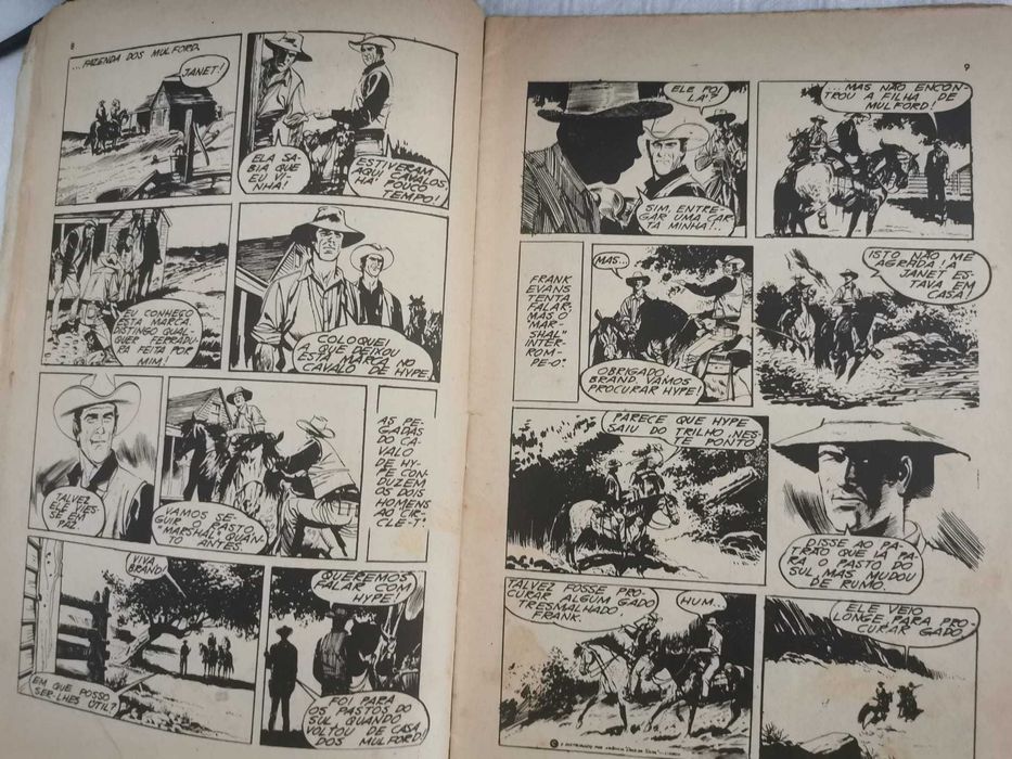 Revista Mundo de Aventuras - Matt Dillon em O Covil dos Facínoras