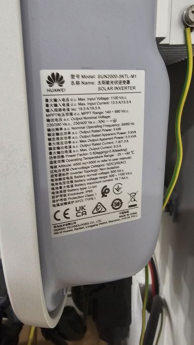 Inversor Híbrido Trifásico Huawei SUN2000-5KTL-M1 5kW