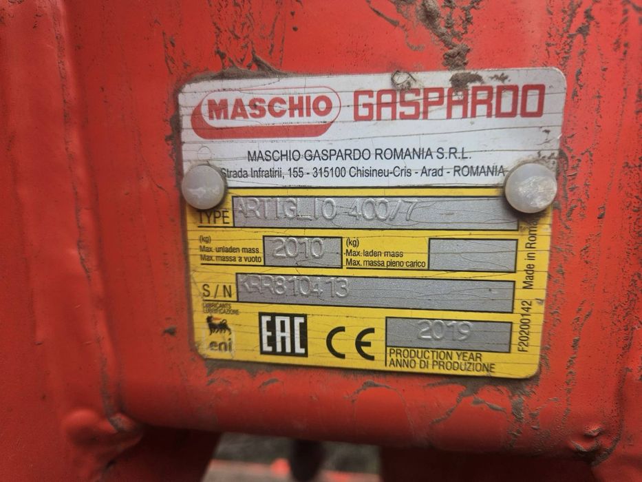 Глибокорозпушувач gaspardo artiglio 400