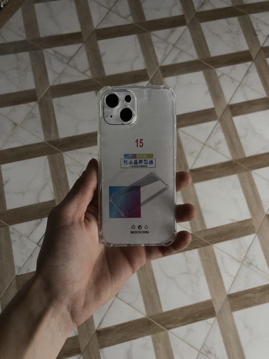 Прозорий протиударний чохол для iPhone 15 (Ідеальний стан)