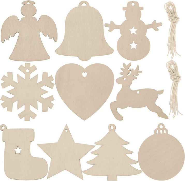 Choinka ozdoba świąteczna zawieszka drewniana Boże Narodzenie