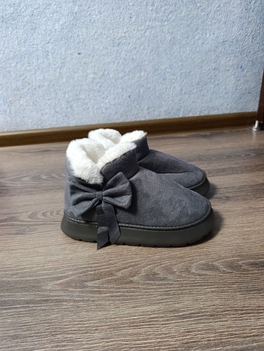 Сапожки сапоги уггі сірі графіт угги