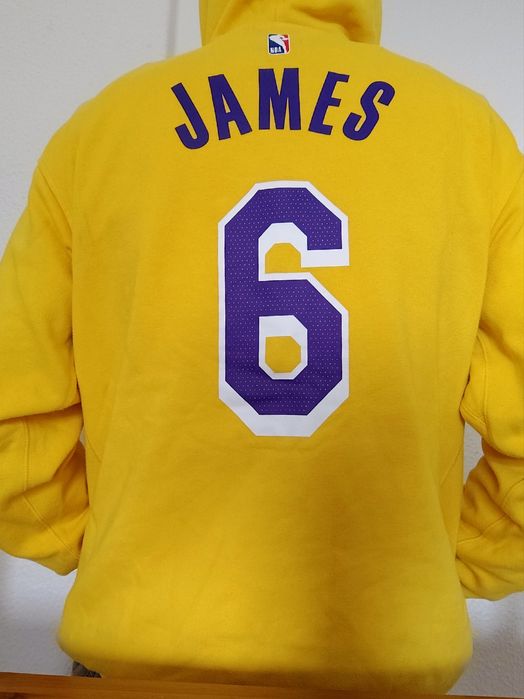 “Hoodie Lakers amarelo NBA M (veste L)  streetwear”