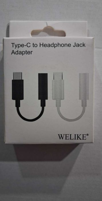 Przejściówka z USB Typ C na słuchawki 3,5mm