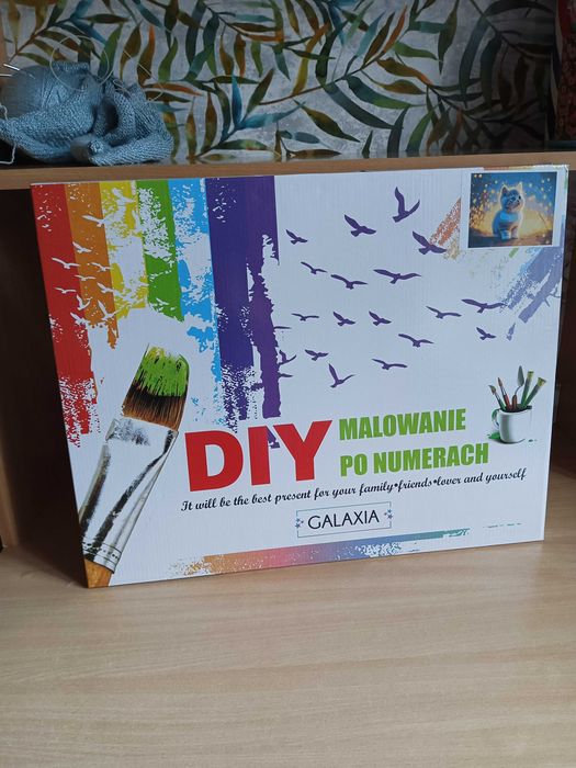 Nowy zestaw kreatywny - malowanie po numerach DIY - Mały kotek