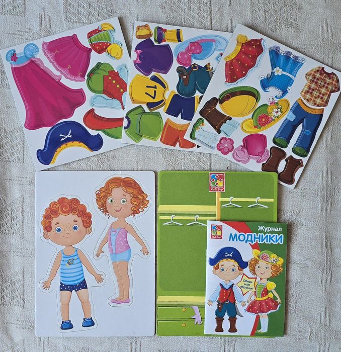 Настільна магнітна дитяча гра "Модники і модниці" Vladi Toys магнітна