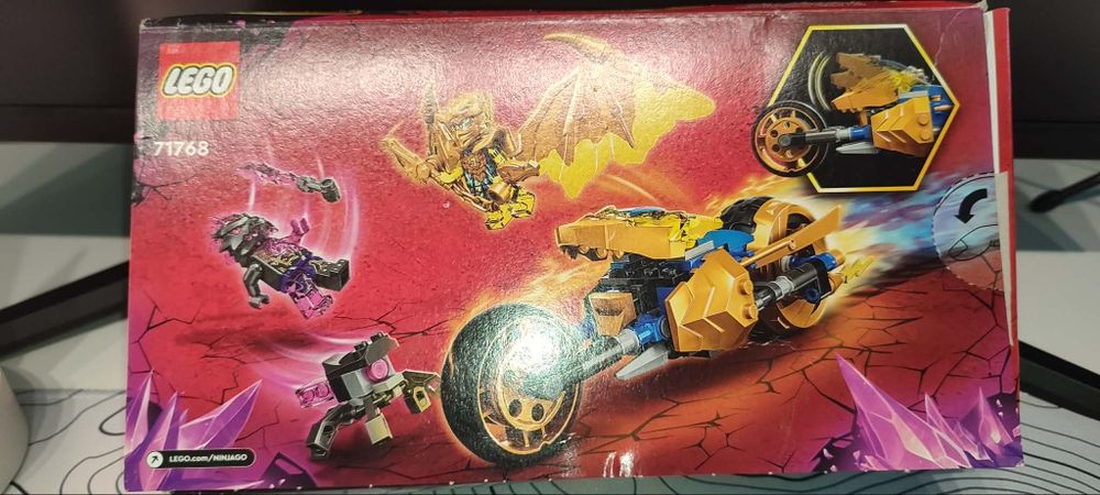 LEGO Ninjago 71768 złoty smoczy motocykl Jaya