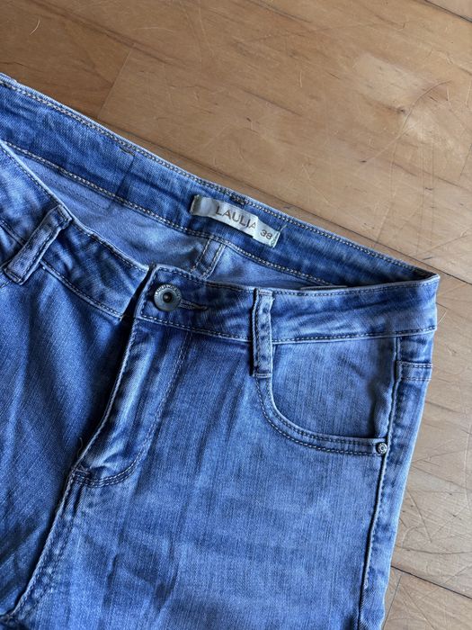 Jeansy skinny z wysokim stanem laulia 38
