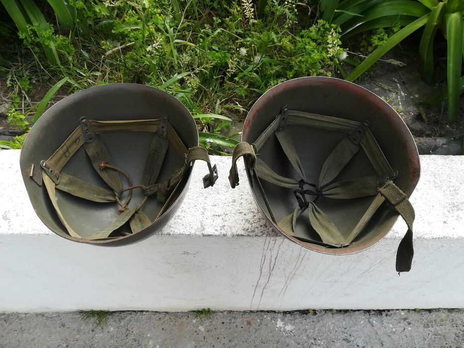 Capacetes da guerra colonial